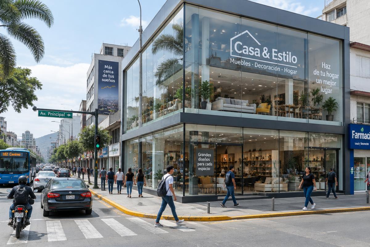 Local comercial sobre avenida principal